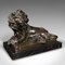 After Barye, Recumbent Lion Figure, 1970s, Bronze 2