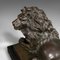 After Barye, Recumbent Lion Figure, 1970s, Bronze, Image 11