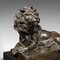 After Barye, Recumbent Lion Figure, anni '70, Bronzo, Immagine 7