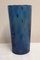 Blue Oral Glass Vase from Kosta Boda, 1980s, Image 1