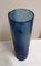 Blue Oral Glass Vase from Kosta Boda, 1980s 4