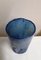 Blue Oral Glass Vase from Kosta Boda, 1980s 3