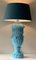 Lampe de Bureau en Céramique Florale par Célèbre Bondia Manises, 1950s 2
