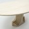 Travertine Dining Table by Carlo Scarpa for Cattelan, Italy, 1970s 9