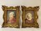 Oil on Copper Portraits by Milot, Italy, 1880s, Set of 2 1