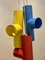 Industrielle Pop Art Hängelampe mit 3 Farbigen Blechen, Italien, 1970er 8