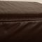 Brown Leather Stool from Koinor Volare, Image 3