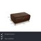 Brown Leather Stool from Koinor Volare 2