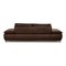 Leather Three Seater Sofa in Brown Sofa from Koinor Volare 10