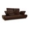 Leather Three Seater Sofa in Brown Sofa from Koinor Volare 3