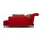 Brühl Moule Fabric Corner Sofa Red Chaise Longue Right Manual Function Relaxation Function Sofa Couch 11