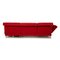 Fabric Sofa and Chaise Lounge in Red from Brühl Moule, Set of 2 13
