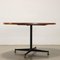 Vintage Mahogany Veneer & Metal Table, Italy, 1960s 9