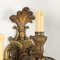 Vintage Wandlampen aus Goldener Bronze 5