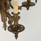 Vintage Wandlampen aus Goldener Bronze 7