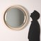 Specchio da parete vintage in ceramica e vetro, Italia, anni '60, Immagine 2