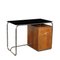 Vintage Writing Desk in Walnut, Italy, 1950s, Image 1