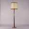 Vintage Floor Lamp in Metal, Wood & Brass, Italy, 1960s 1