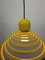 Vintage Yellow Spiral Hanging Lamp, 1970s 9