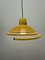 Vintage Yellow Spiral Hanging Lamp, 1970s 6