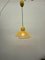 Vintage Yellow Spiral Hanging Lamp, 1970s 11