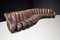 DS-600 Snake Sofa in Patinated Brown Leather attributed to Ueli Berger for de Sede, 1970s, Set of 18, Image 4