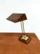 Lámpara de escritorio Dessin francesa vintage de latón y mármol, años 60, Imagen 6
