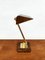 Lampe de Bureau Dessin Vintage en Laiton et Marbre, France, 1960s 1