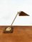 Lámpara de escritorio Dessin francesa vintage de latón y mármol, años 60, Imagen 2