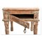 Nachttisch aus patiniertem Holz 3