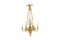 Louis XVI Style Chandelier in Gilded Bronze, 1900s 1