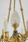 Louis XVI Style Chandelier in Gilded Bronze, 1900s 11