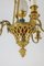 Kronleuchter im Louis XVI Stil aus Vergoldeter Bronze, 1900er 2