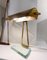 Mid-Century Modern Glass & Brass Table Lamp attributed to Pietro Chiesa, 1950s, Image 11