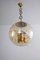 Space Age Sputnik Globe Hängelampe aus Messing von Doria Leuchten, 1970er 6