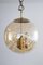 Space Age Sputnik Brass Globe Pendant from Doria Leuchten, 1970s, Image 2