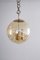 Space Age Sputnik Brass Globe Pendant from Doria Leuchten, 1970s 4