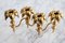 Portacandele Mid-Century placcato in oro 24 carati, Immagine 3