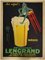 Póster publicitario de alcohol francés de Paul Nefri, 1926, Imagen 3