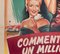 Poster How to Marry a Millionnaire di Boris Grinsson, Francia, 1953, Immagine 5