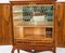 Mobile bar vintage in legno di noce intarsiato, Italia, anni '50, Immagine 9
