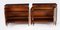 Vintage Flame Mahogany Side Cabinets attributed to William Tillman, 1980s, Set of 2 8
