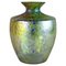 Vase Art Nouveau en Verre Irisé attribué à Fritz Heckert, Bohême, 1905 1