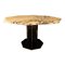 Tisch mit Tischplatte aus Marmor von Eric Maville 1