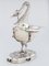 Swan-Shaped Centerpiece in Silver with Engraved Decorations, 1880s, Image 3