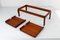 Mid-Century Teak Coffee Table with Removable Trays from Cantù, Italy, 1960s, Image 10