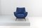 Mid-Century Armchair in Wood and Velvet attributed to G. Veronesi for ISA Bergamo, Italy, 1950s, Image 2