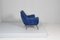 Mid-Century Armchair in Wood and Velvet attributed to G. Veronesi for ISA Bergamo, Italy, 1950s, Image 5