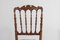 Mid-Century Wood Chairs attributed to Guiseppe Gaetano Descalzi for Fratelli Levaggi, Italy, 1950s, Set of 6, Image 14