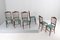 Mid-Century Wood Chairs attributed to Guiseppe Gaetano Descalzi for Fratelli Levaggi, Italy, 1950s, Set of 6, Image 4